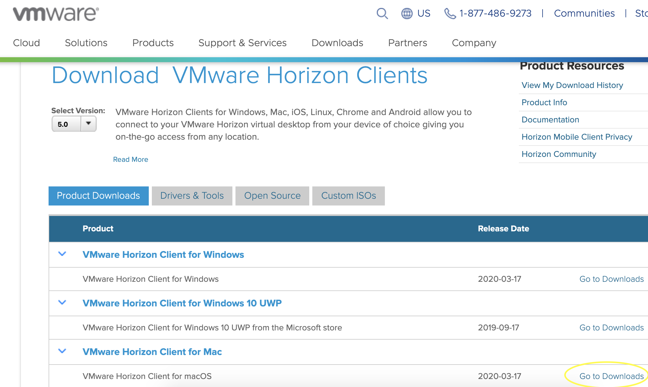 vmware horizon client macos big sur