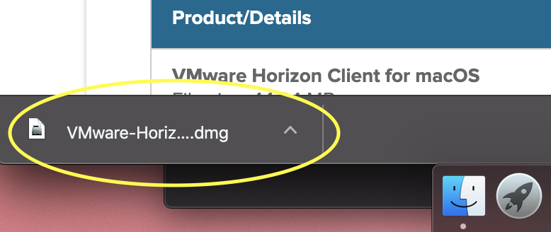vmware horizon client macos big sur