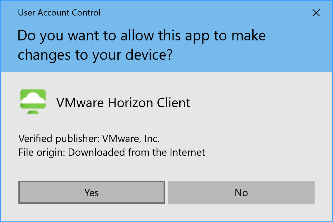 vmware horizon client remote desktop